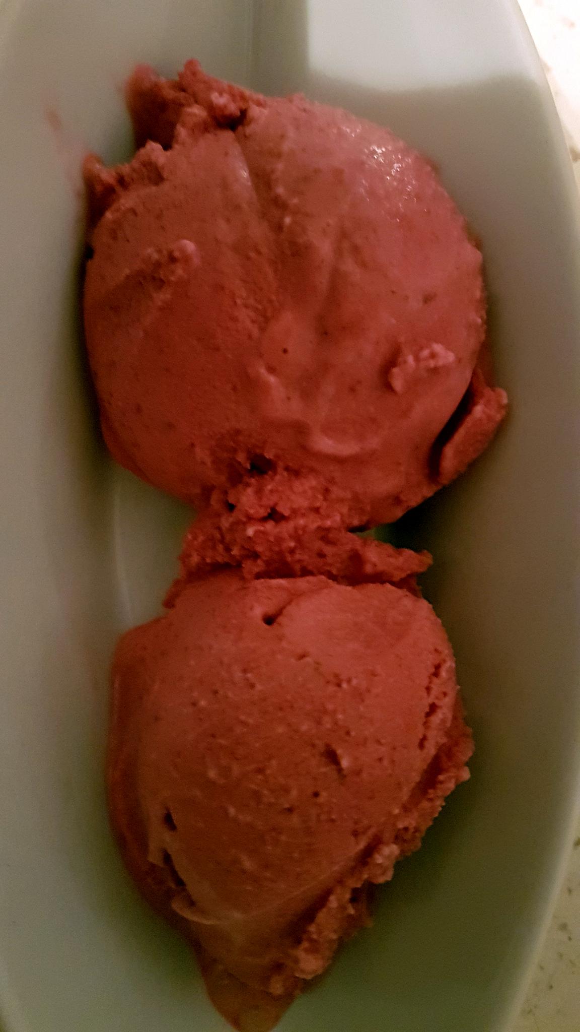 recette Glace à la framboise (version 3)