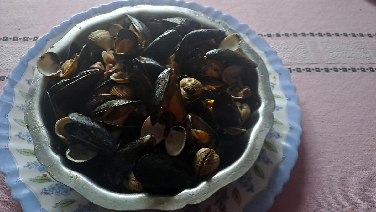 recette recettes coques  et moules