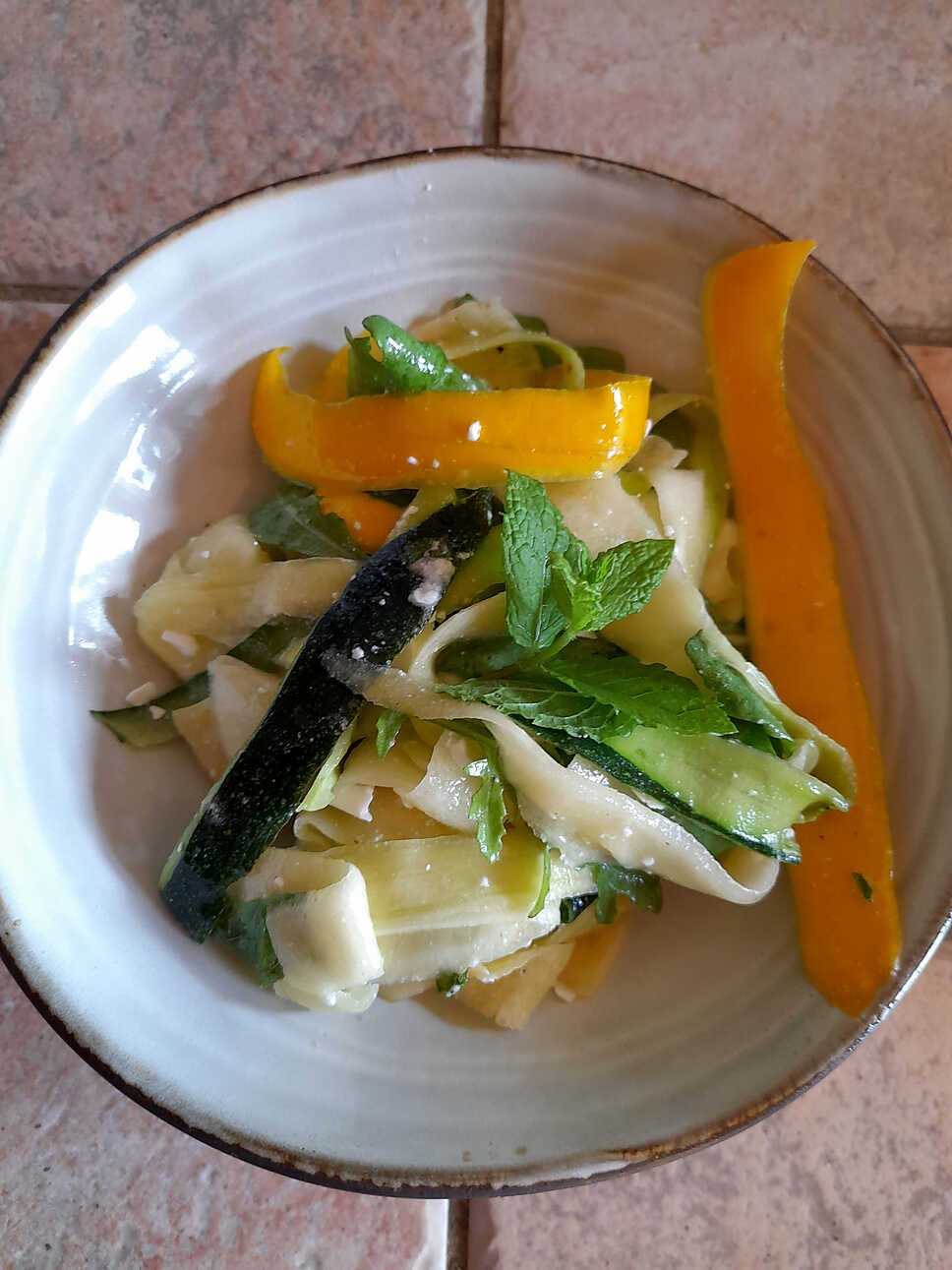 recette Salade de courgettes