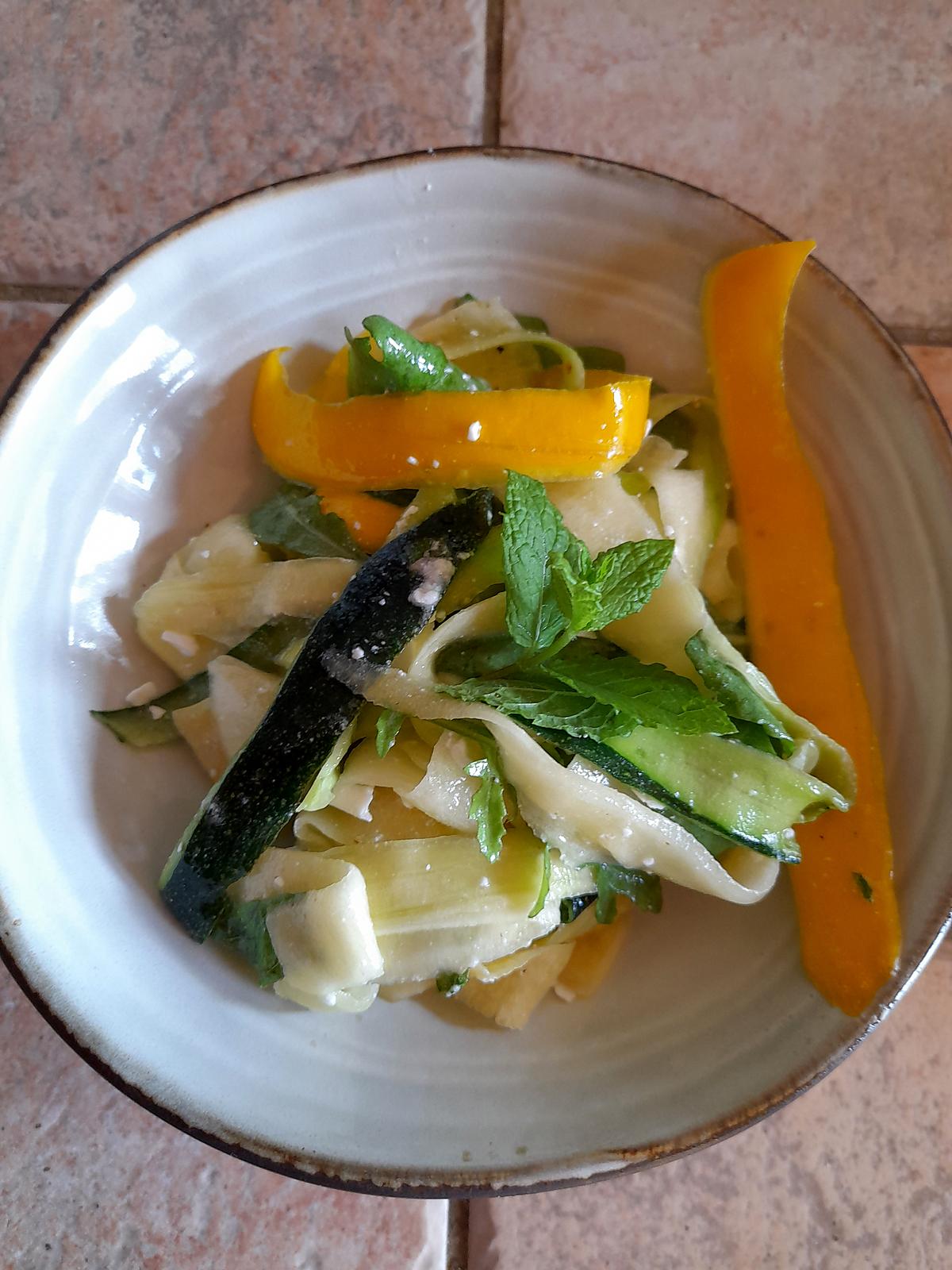 recette Salade de courgettes