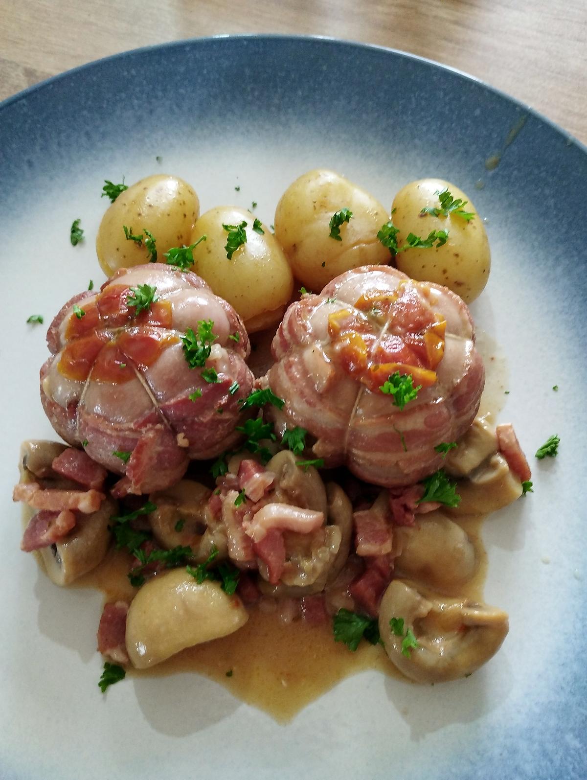 recette paupiettes de lapin a ma façon au cookéo