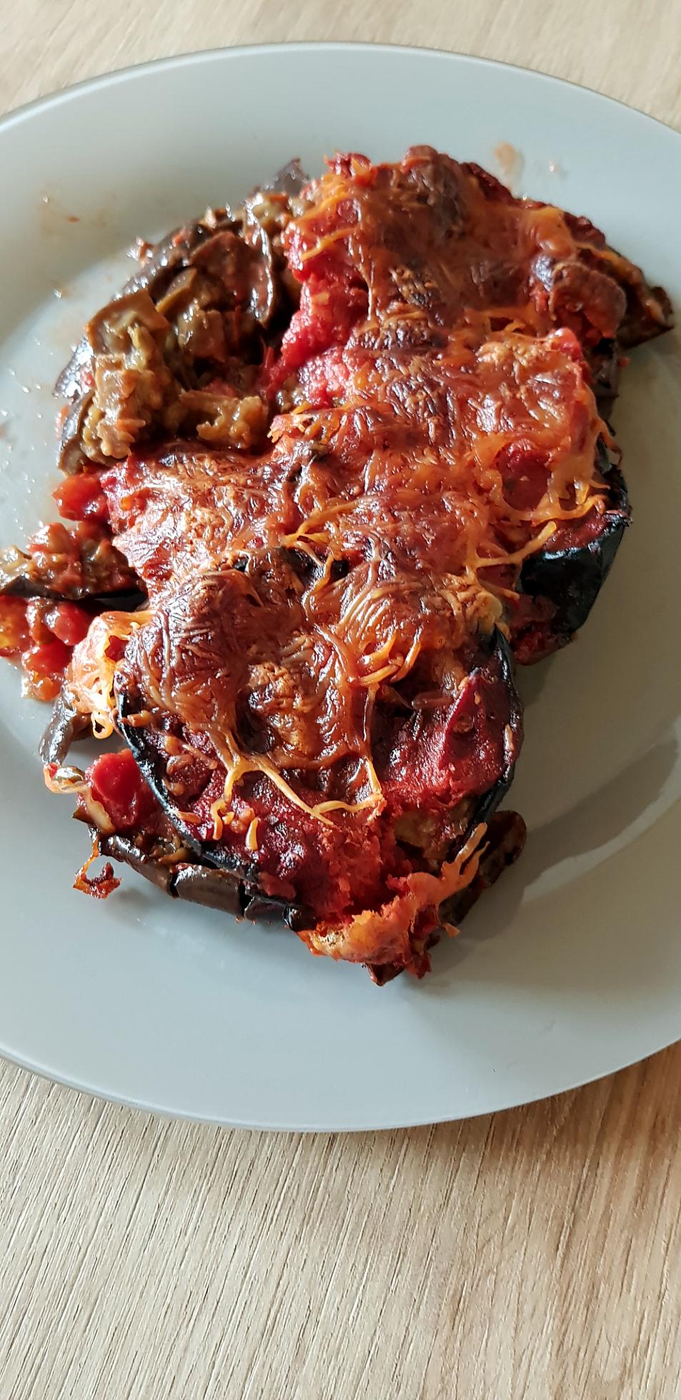 recette Gratin d'aubergines et de tomates