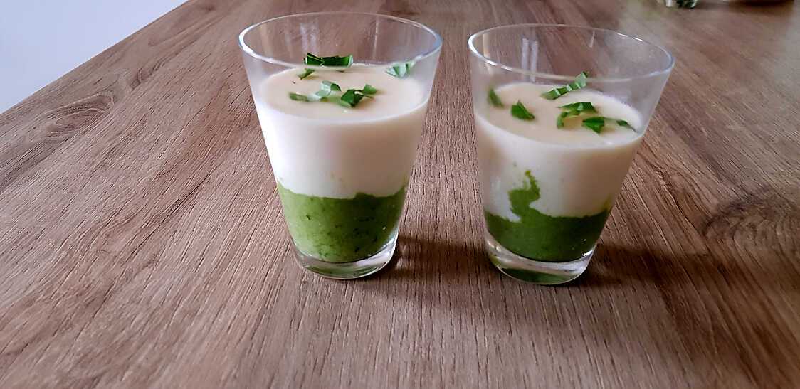 Recette de Panna cotta au parmesan sur lit de courgette