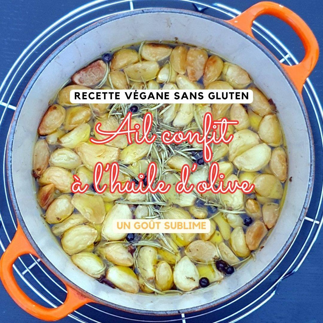 recette Ail confit, recette à l'huile d'olive