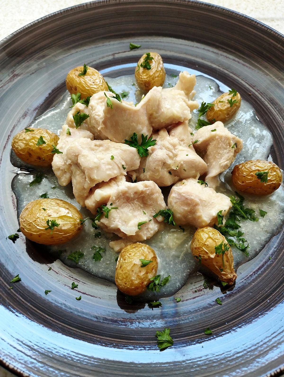 recette filet de poulet sauce au camembert au cookéo