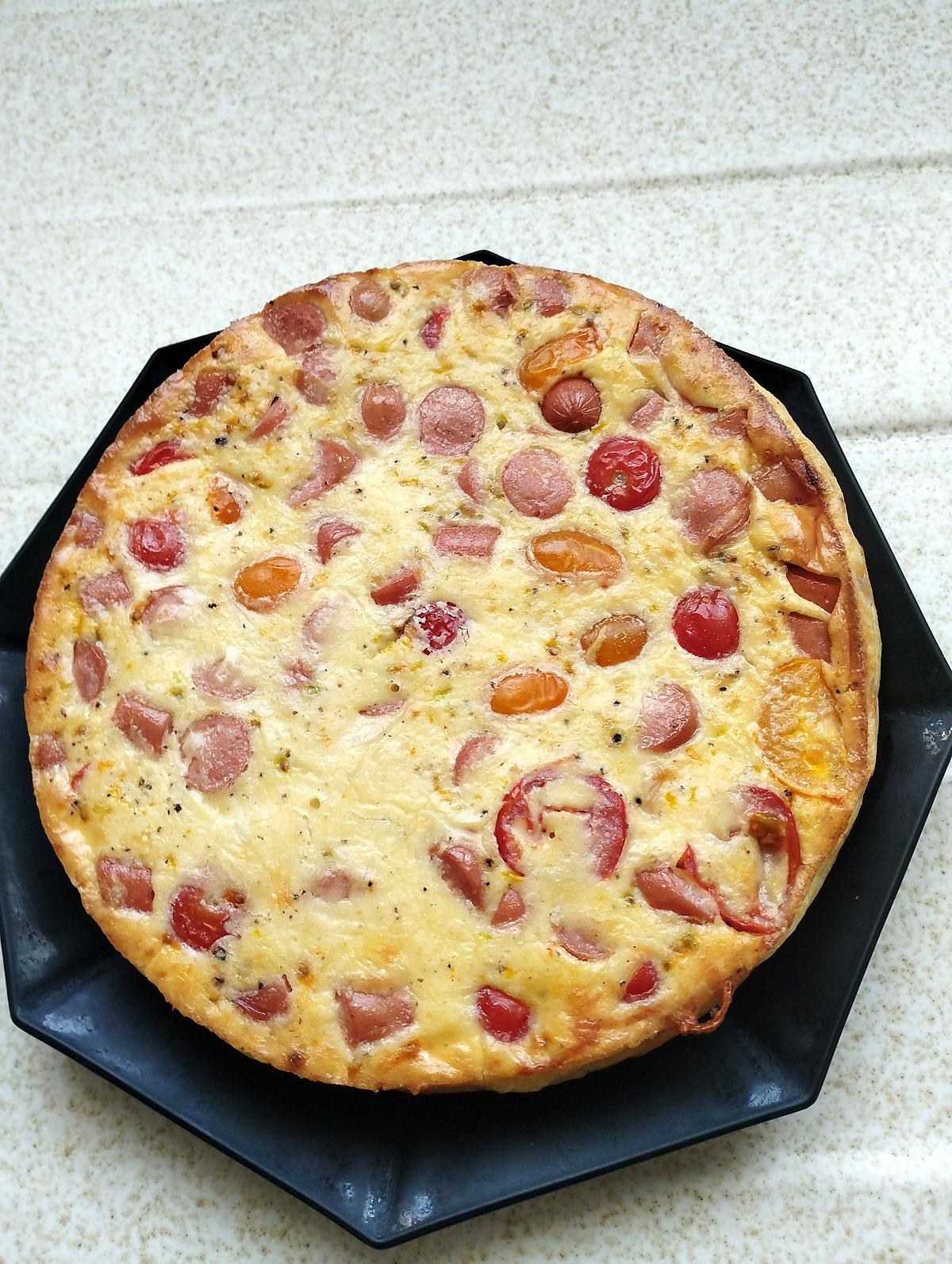 recette clafoutis knacki tomate au cake factory