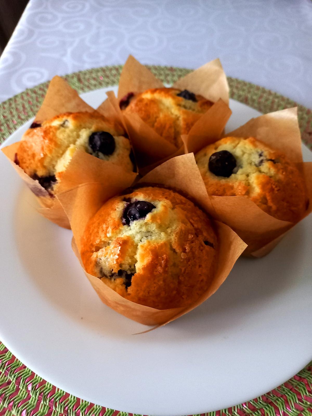 recette Muffins aux myrtilles 2