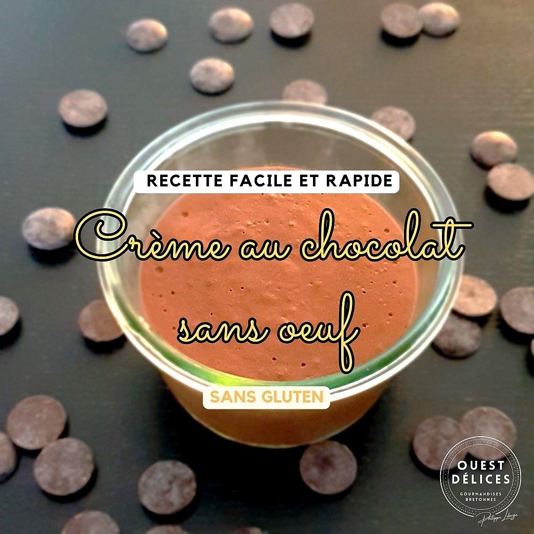 recette Crèmes au chocolat noir sans œuf