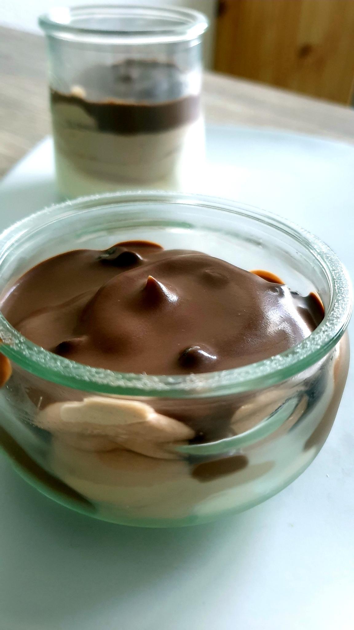 recette Trio de crème fouetté maison Nutella/chocolat