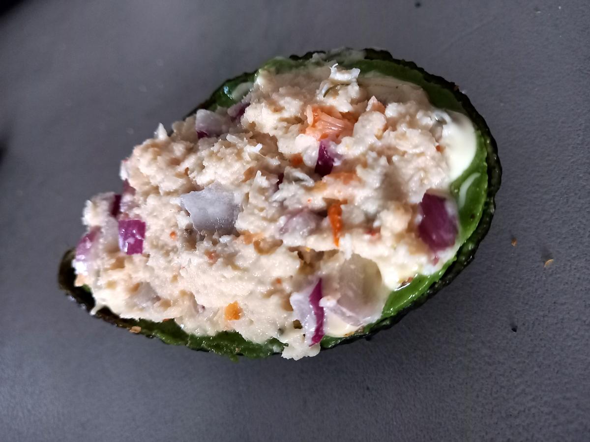 recette Avocat au crabe