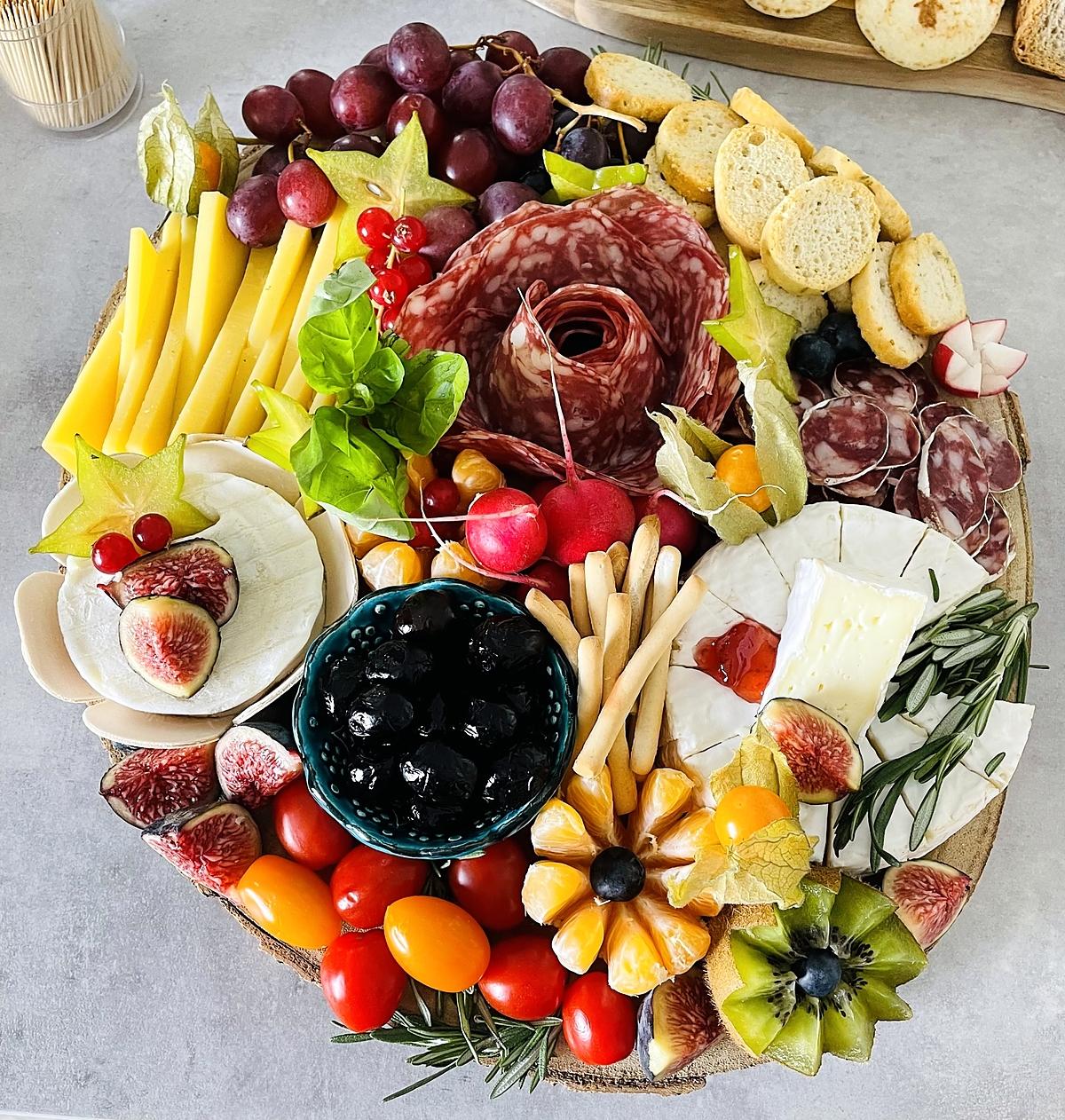 recette Suggestion de plateaux apéritif