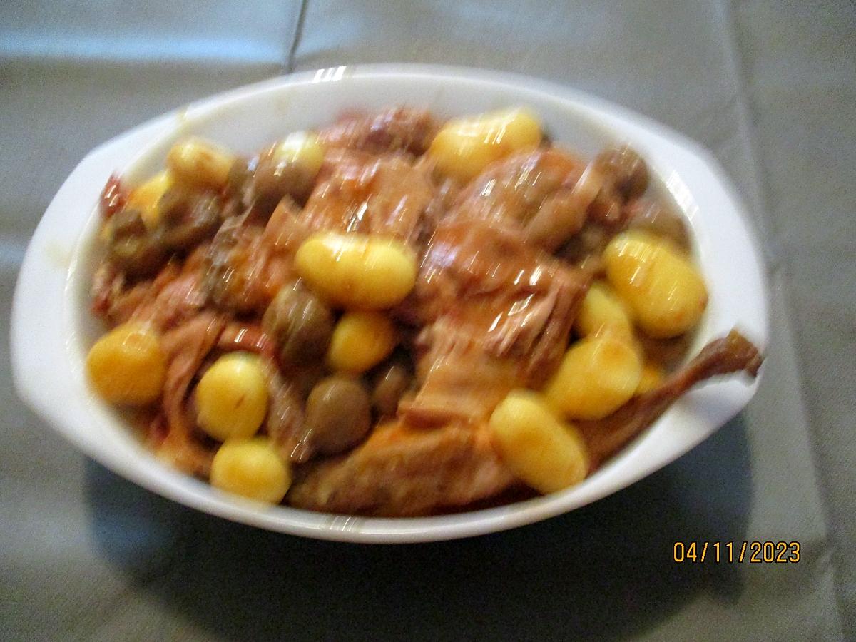 recette Lapin sauté chasseur