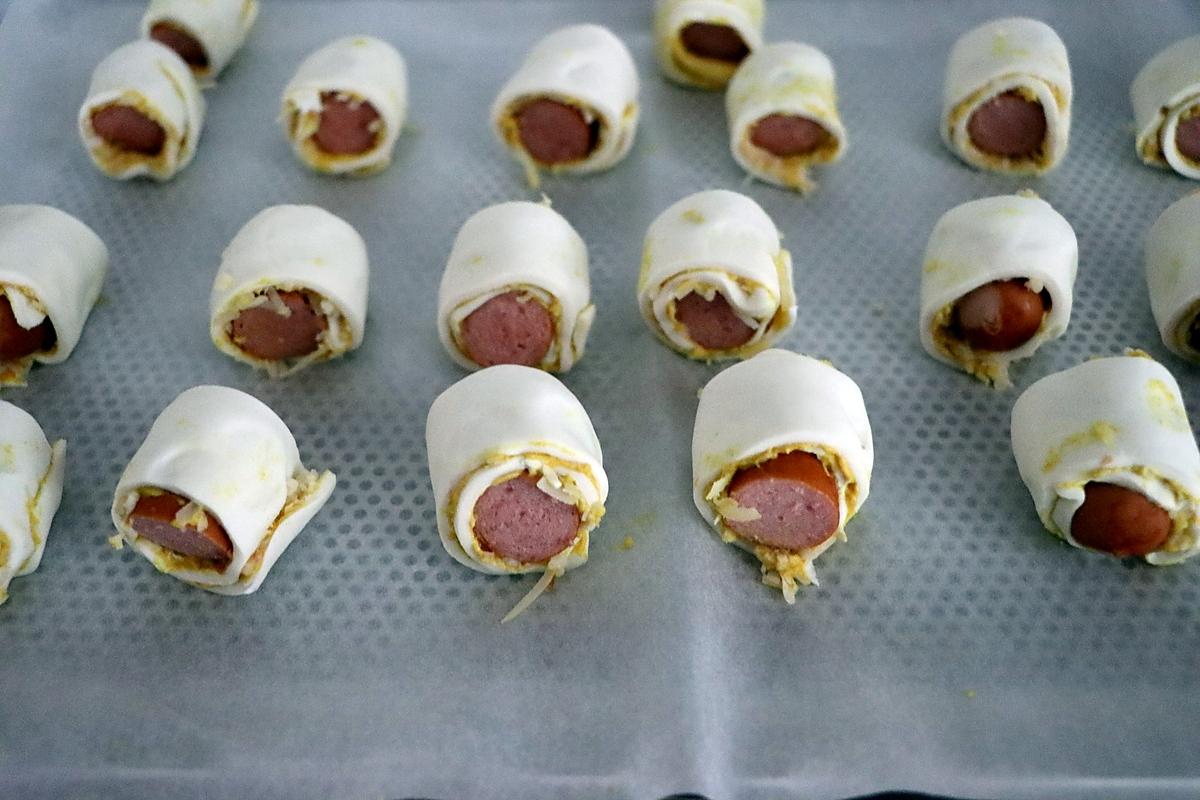 recette Saucisses en pâte feuilletée