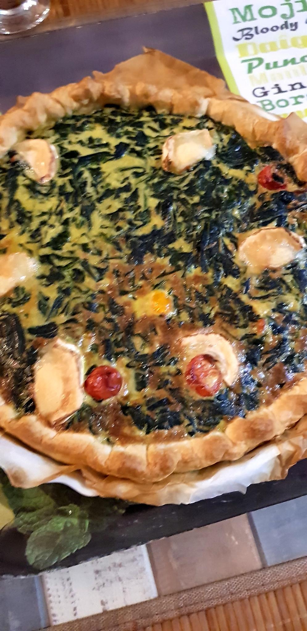 recette Quiche aux épinards et au chèvre