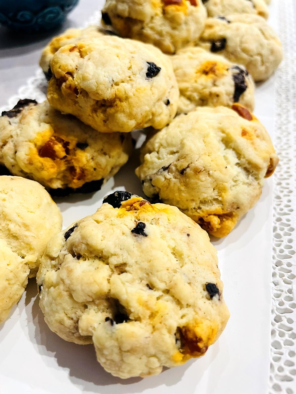 recette Cookies salés au parmesan et chorizo