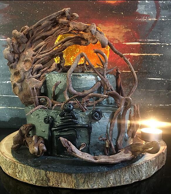 recette Gâteau Halloween arbre et racines