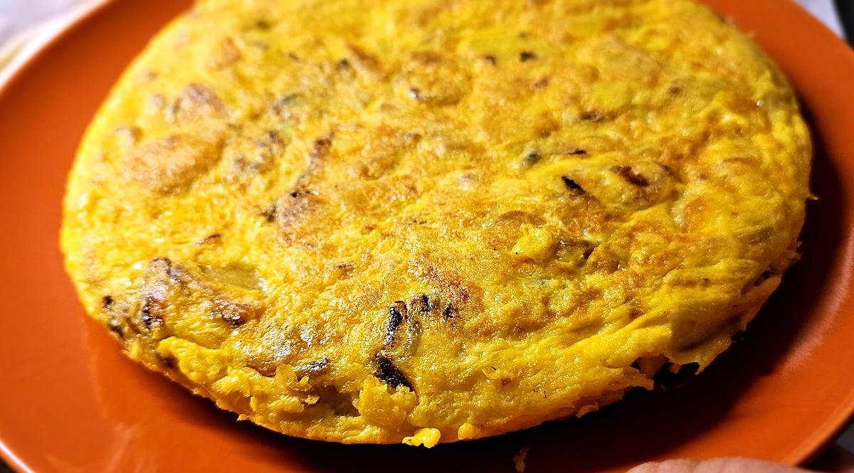 recette Tortilla pommes de  terre et oignons