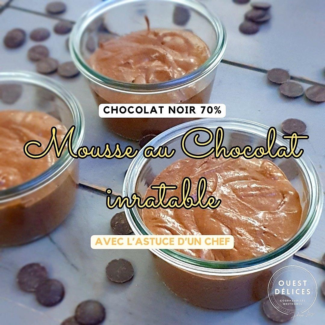 recette Mousse au chocolat inratable