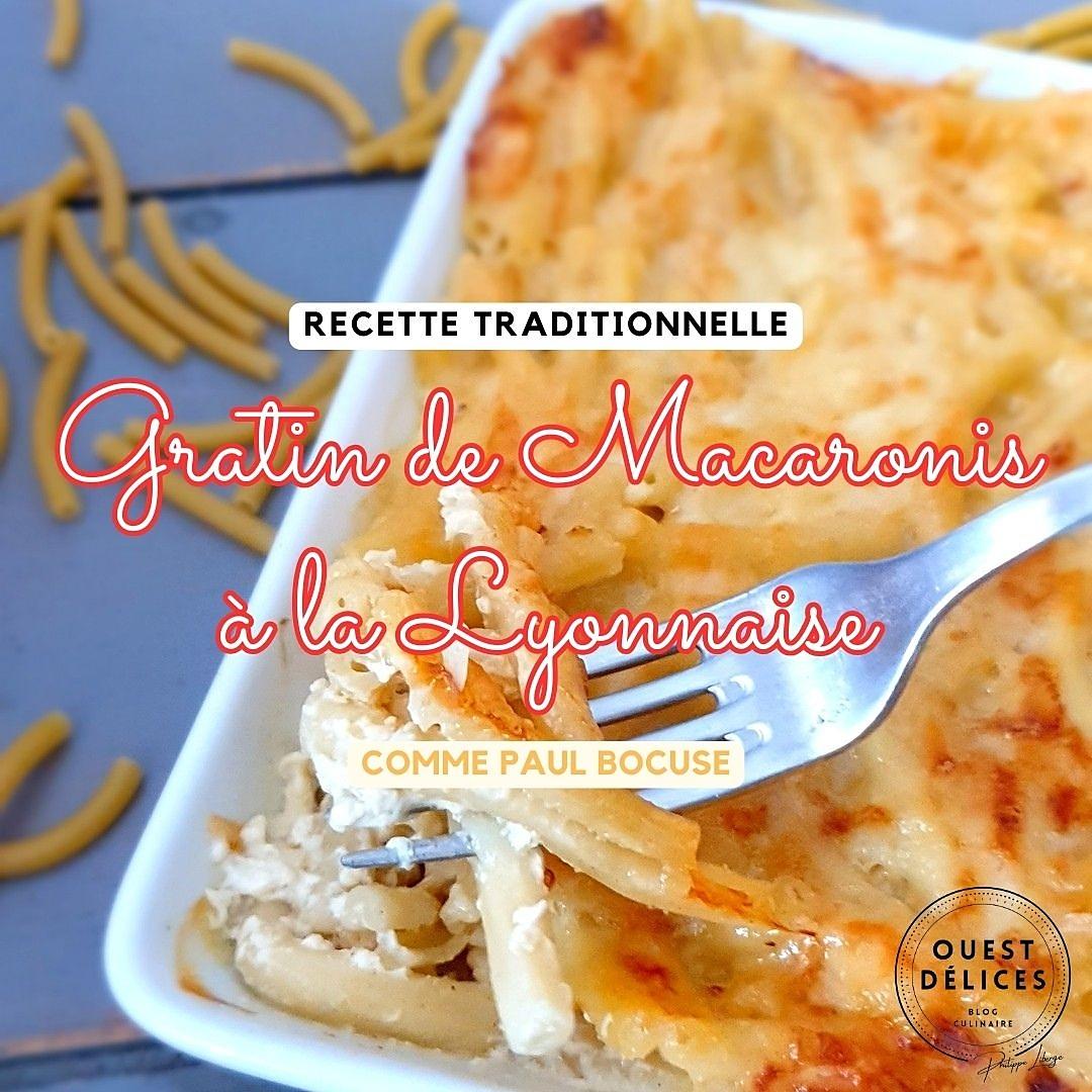 recette Le gratin de macaroni à la lyonnaise