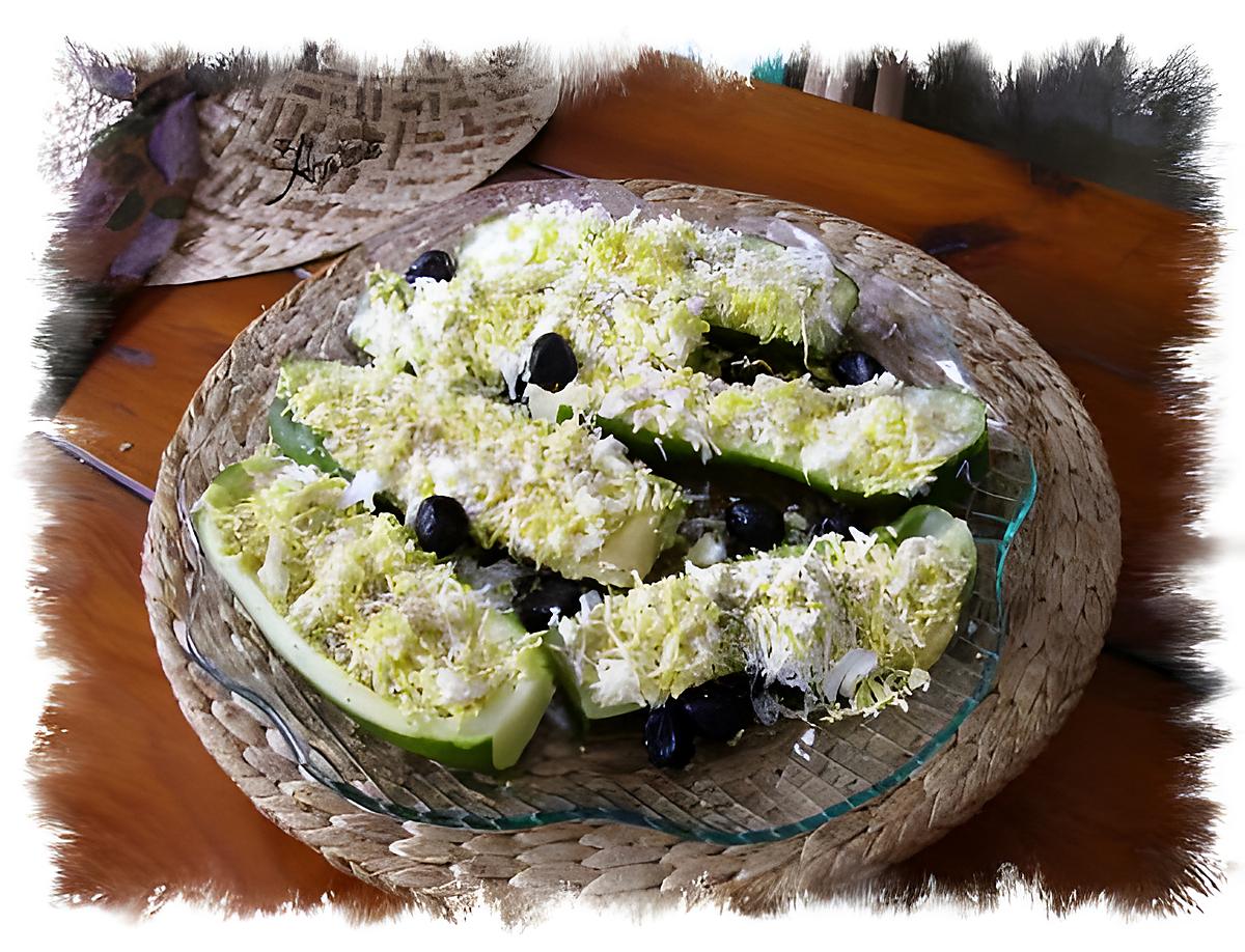 recette courgettes ''mimosa ''