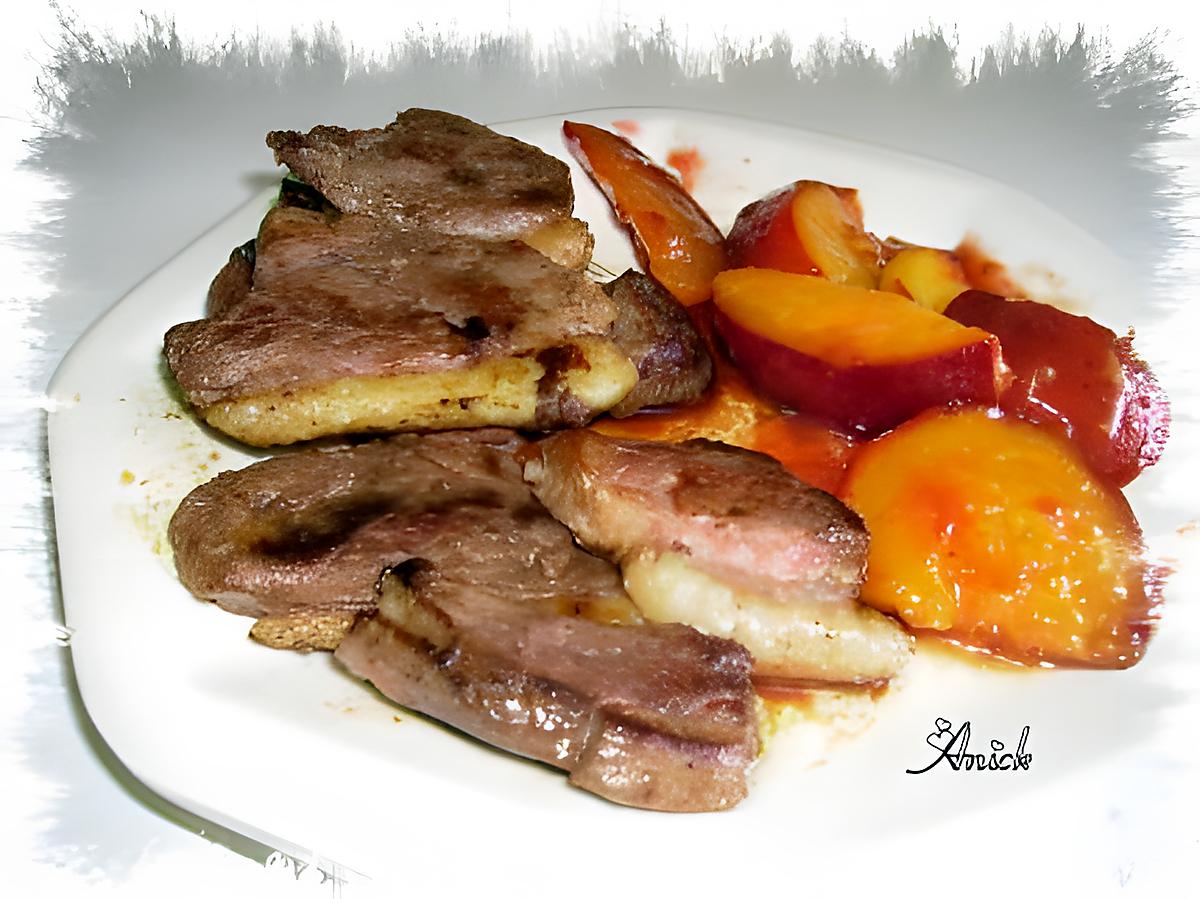 recette magrets de canard grillés aux nectarines et sirop d'érable