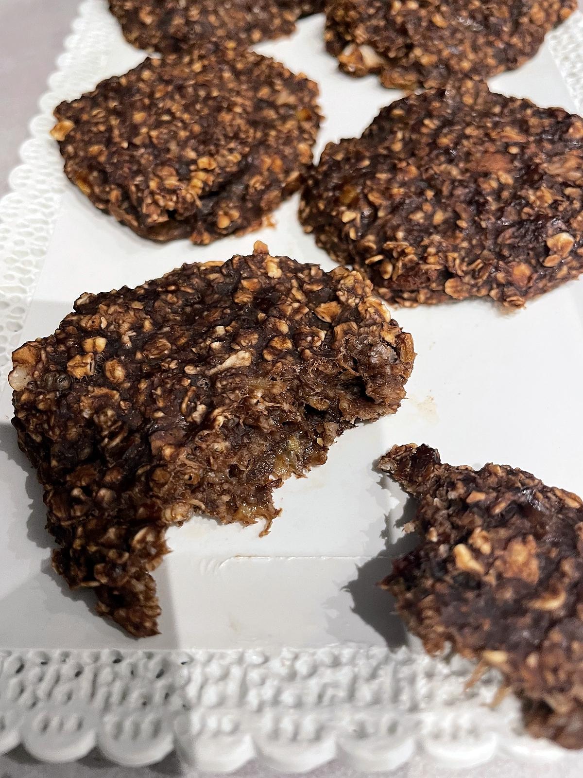 recette Cookies heathly aux flocons d’avoine