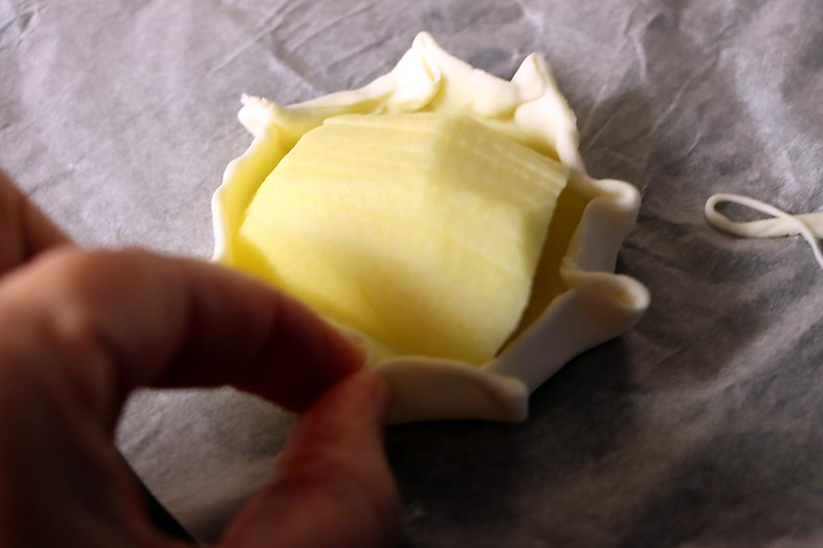 recette Mini tartelettes aux pommes caramélisées (inspiré par Hervé cuisine)