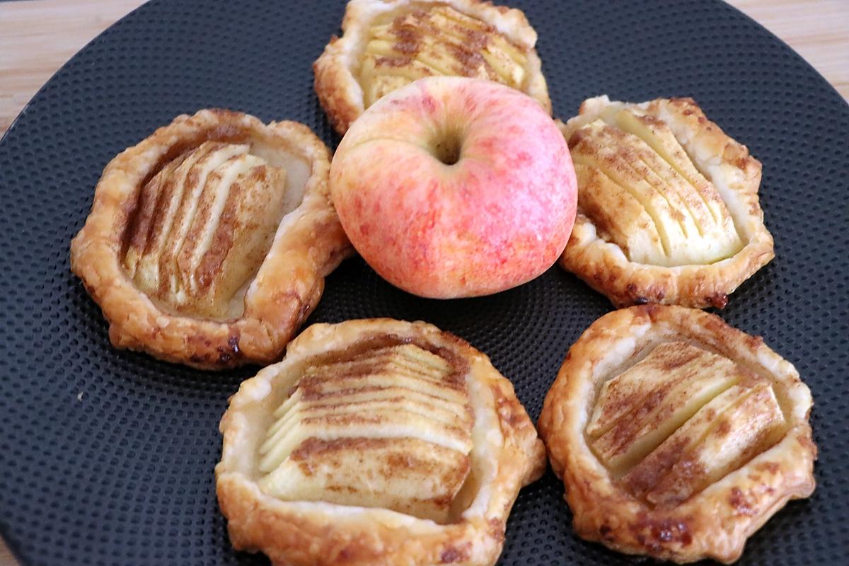 recette Mini tartelettes aux pommes caramélisées (inspiré par Hervé cuisine)