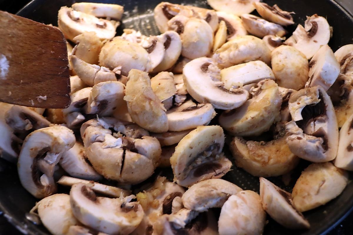 recette Boulettes à la sauce crémeuse aux champignons