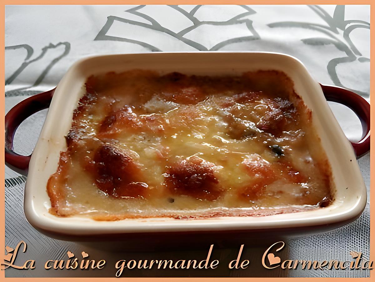 recette Cassolette de St jacques et saumon au Maroilles