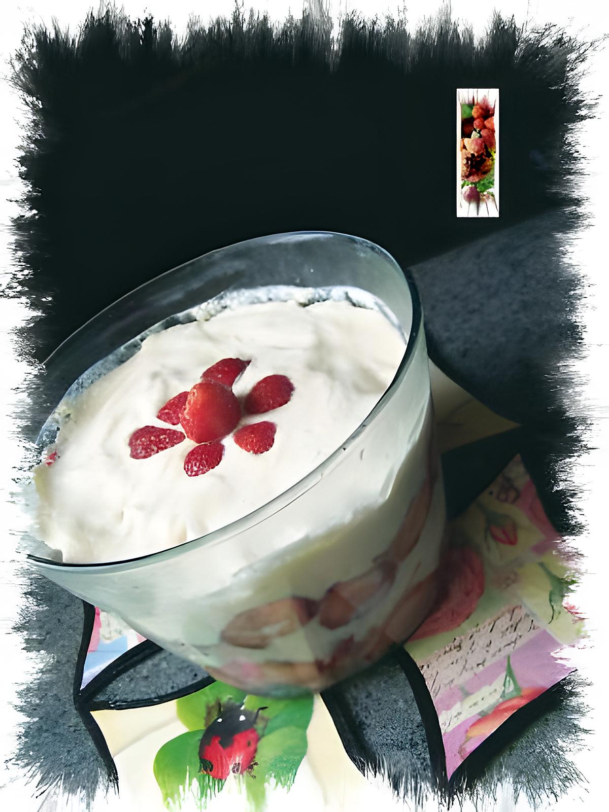 recette tiramisu aux trois fruits