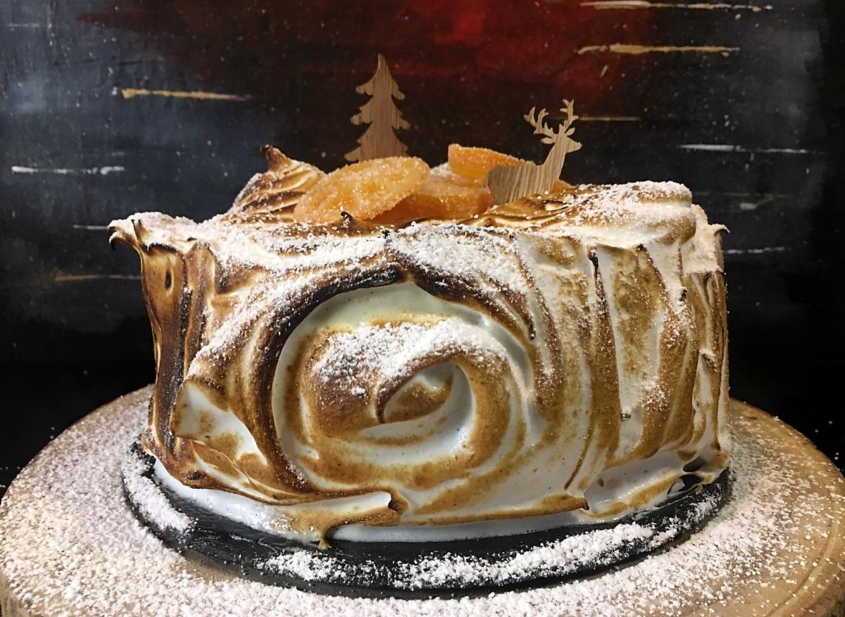 recette Bûche de Noël tiramisù à la clémentine