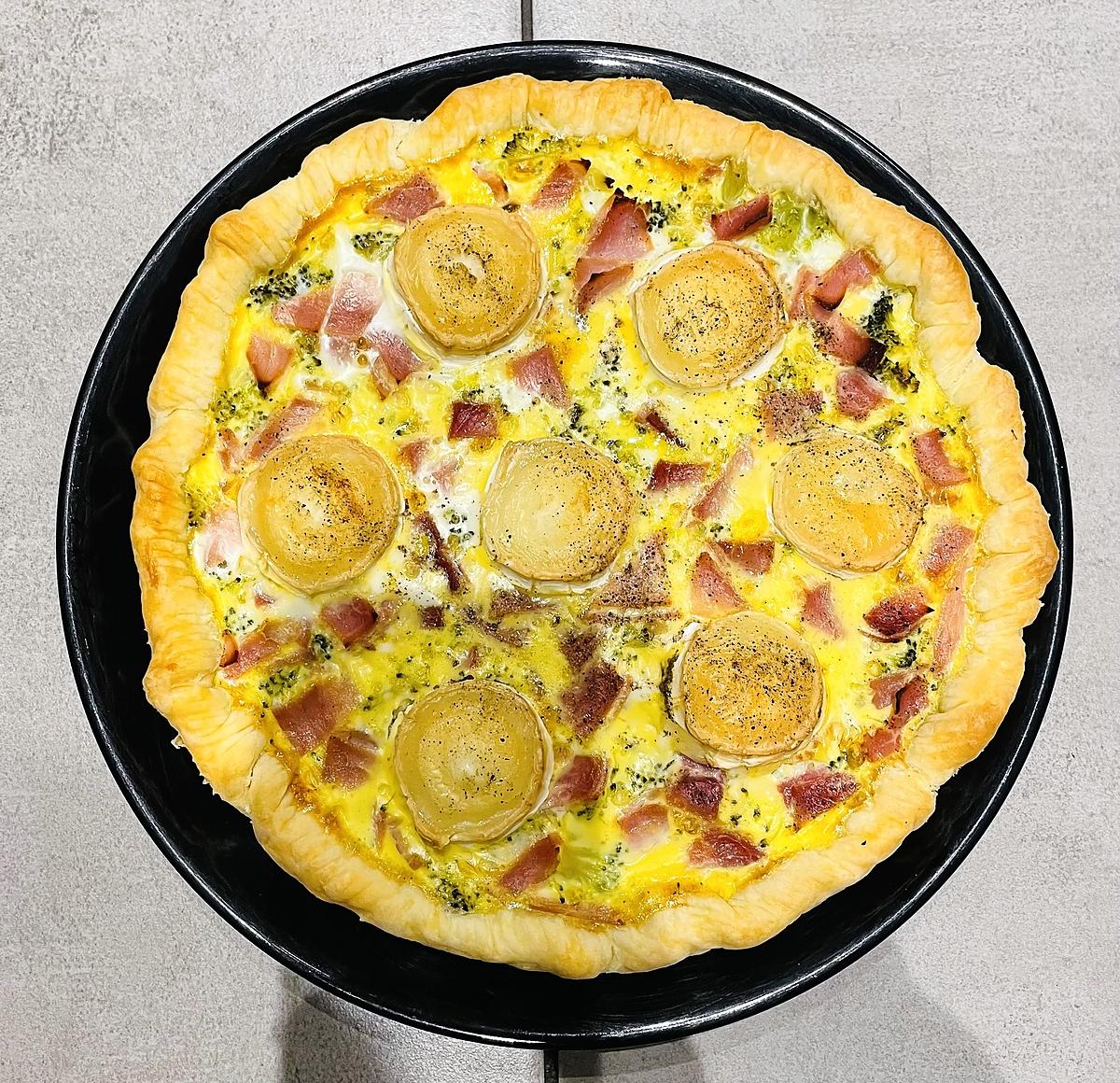 recette Tarte fondante aux brocolis