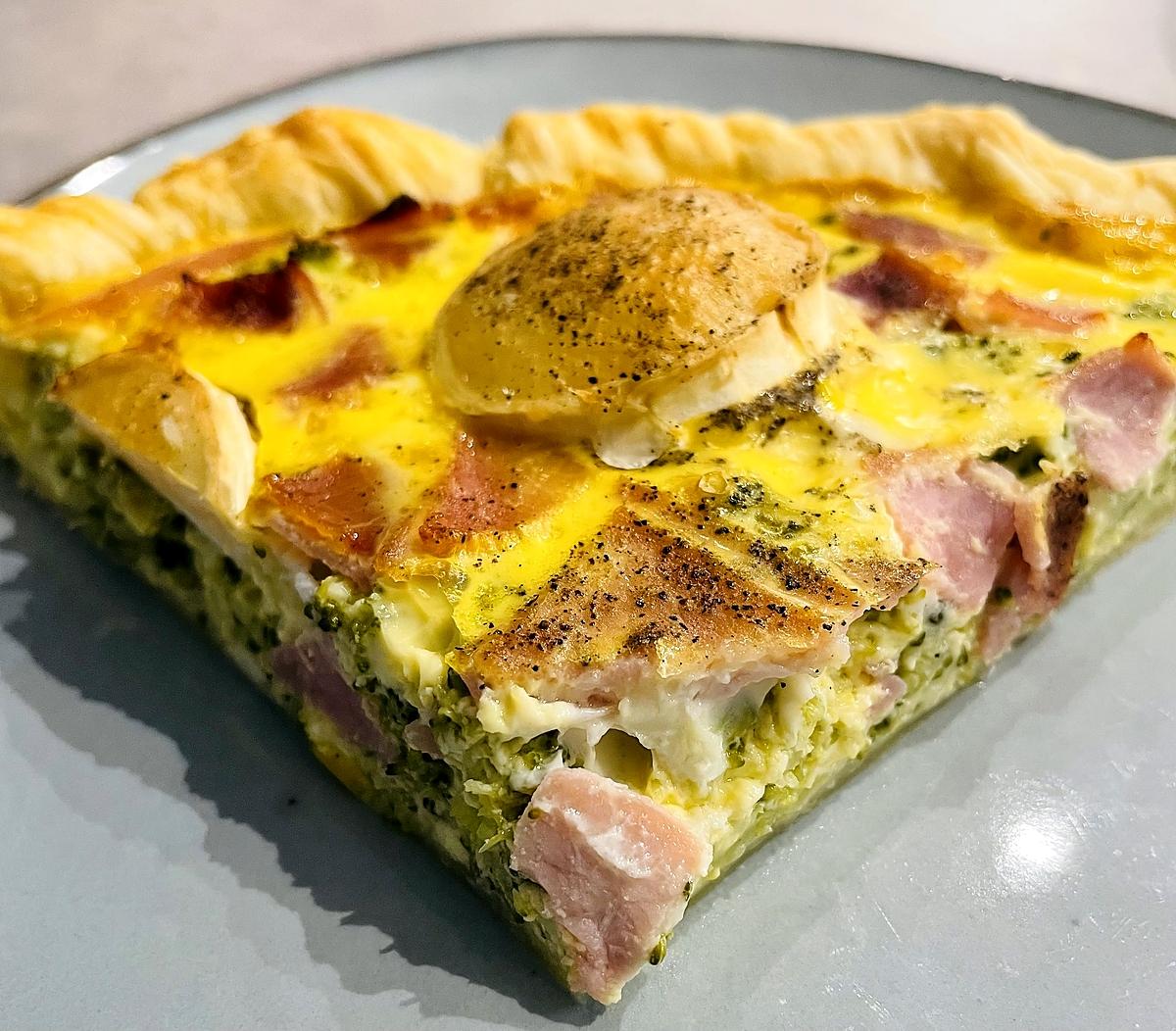 recette Tarte fondante aux brocolis