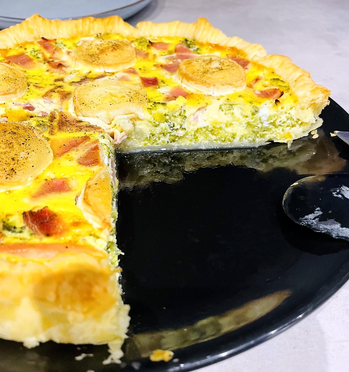 recette Tarte fondante aux brocolis