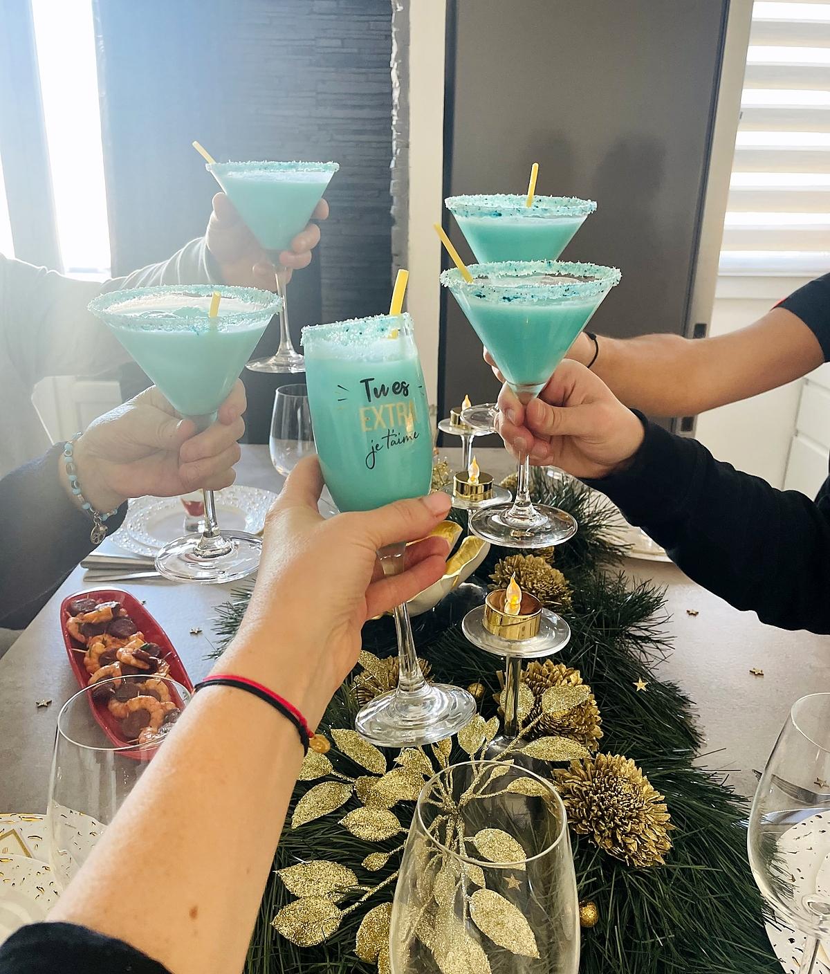 recette Cocktail de noël au curaçao