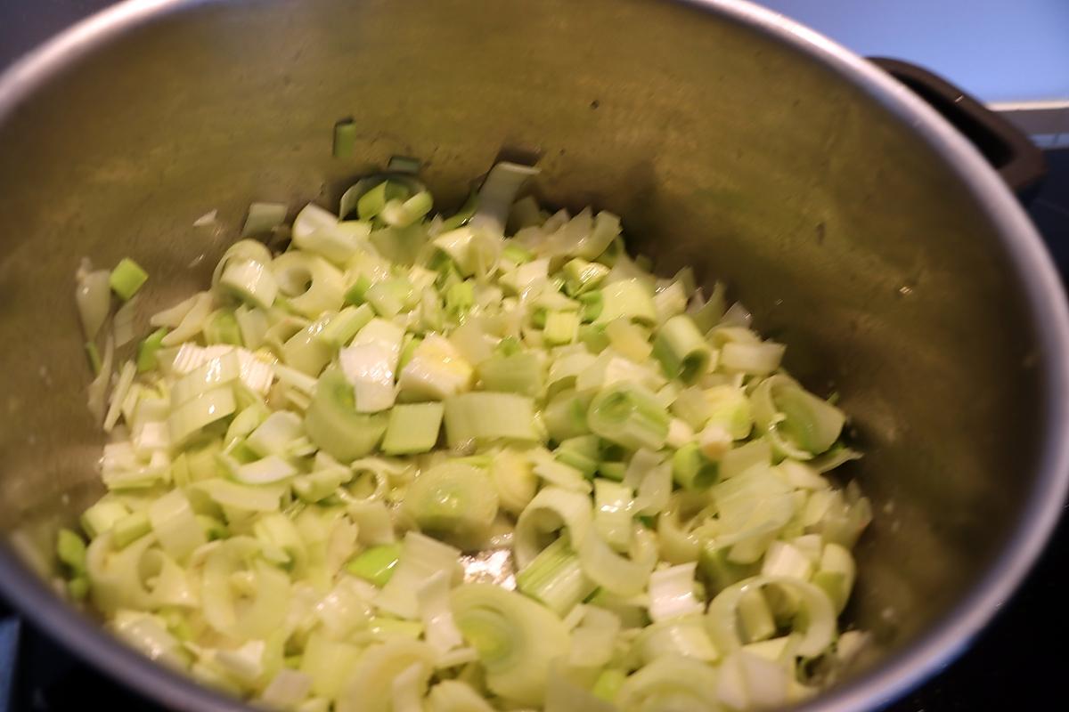 recette Velouté de poireaux au vin blanc