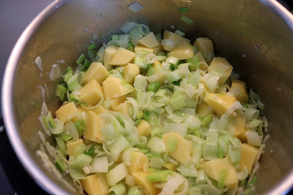 recette Velouté de poireaux au vin blanc