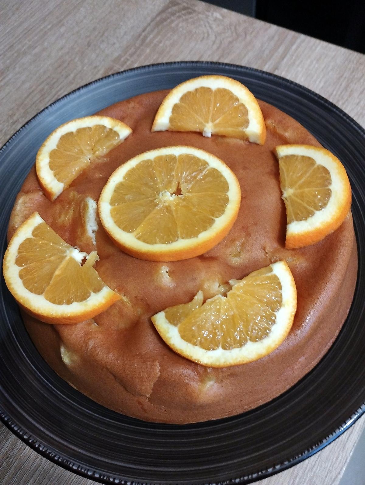 recette gateau a l'orange au cake factory