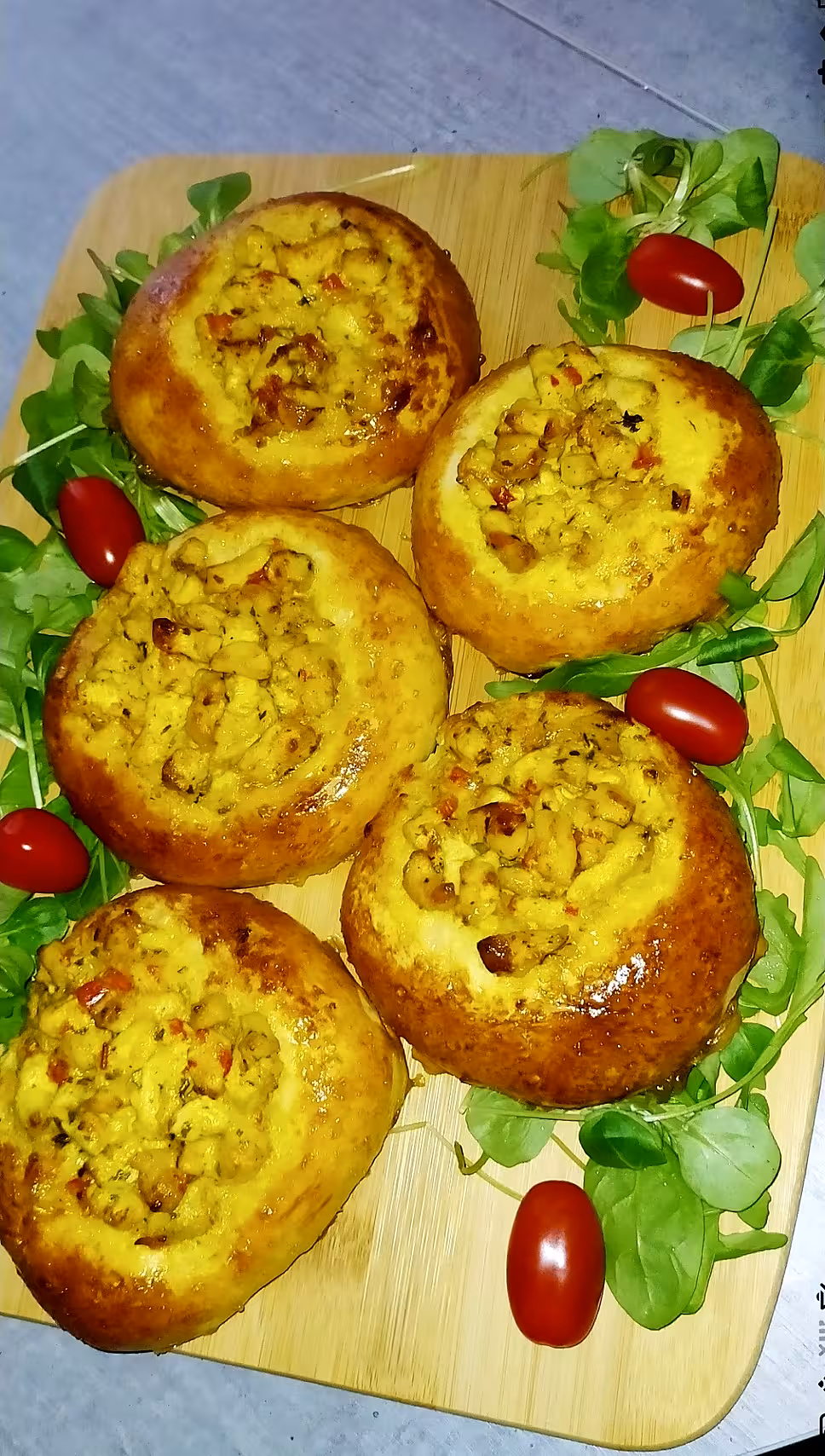 recette Puits farcis au poulet