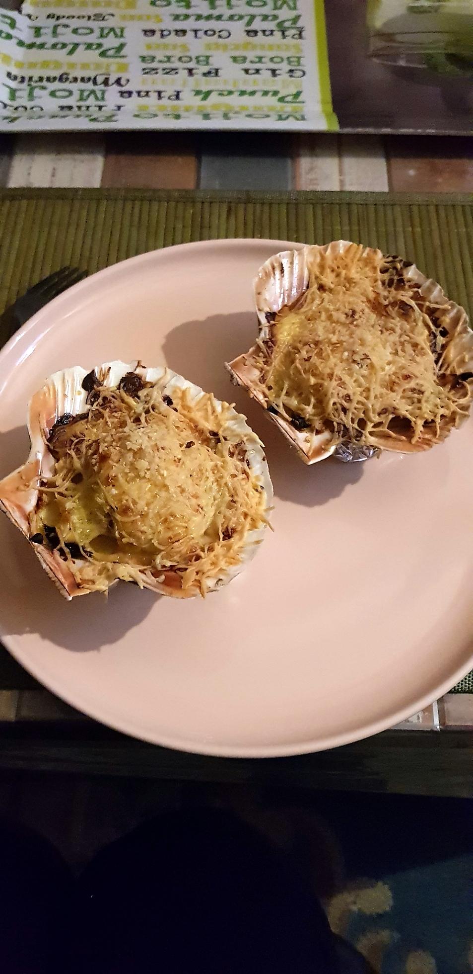 recette Coquille Saint Jacques aux langoustines