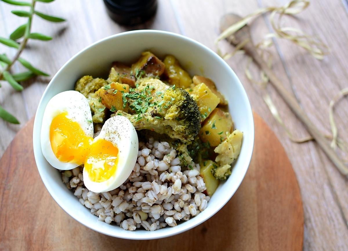 recette Curry pommes de terre brocoli