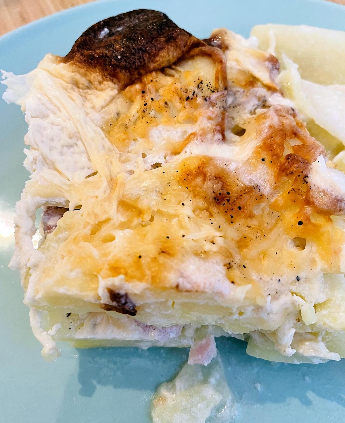 recette Gratin dauphinois au jambon