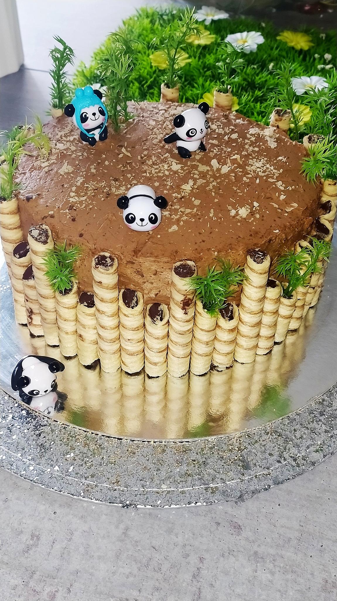 recette Gâteau décor panda