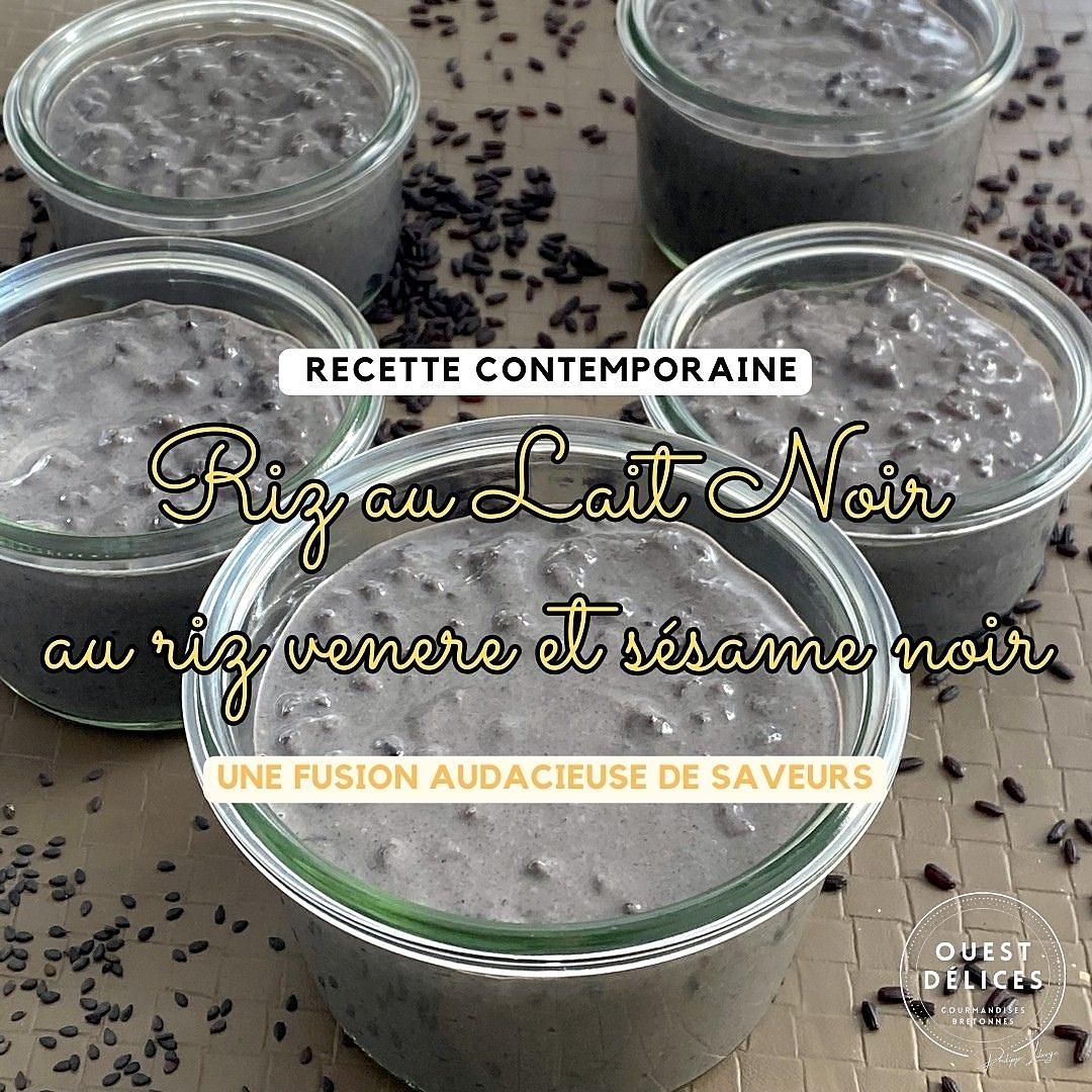 recette 𝗥𝗶𝘇 𝗮𝘂 𝗹𝗮𝗶𝘁 𝗻𝗼𝗶𝗿, 𝗮𝘂 𝗿𝗶𝘇 𝘃𝗲𝗻𝗲𝗿𝗲 𝗲𝘁 𝘁𝗮𝗵𝗶𝗻𝗶 𝗻𝗼𝗶𝗿