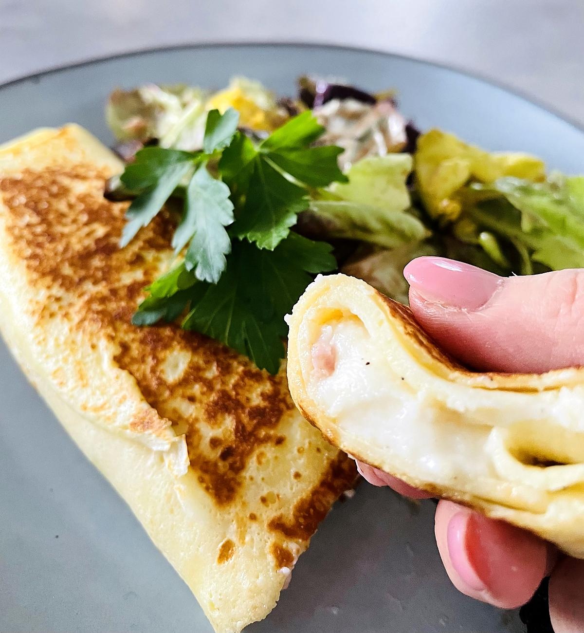 recette Crêpes jambon/béchamel