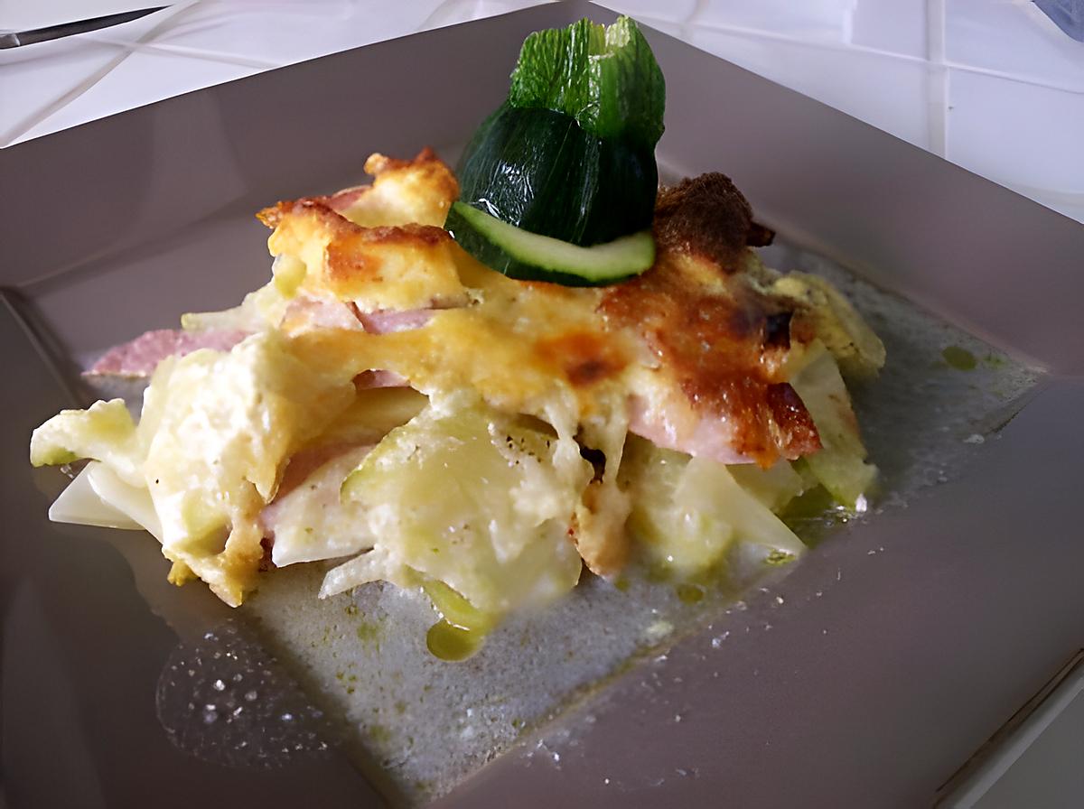 recette MILLES FEUILLES COURGETTE