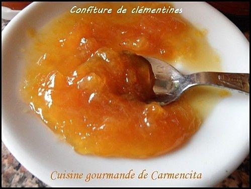 recette Confiture de clémentines