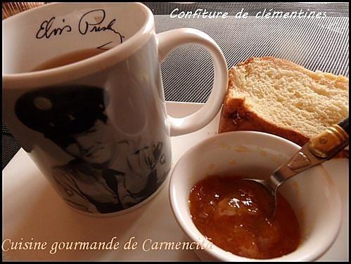 recette Confiture de clémentines