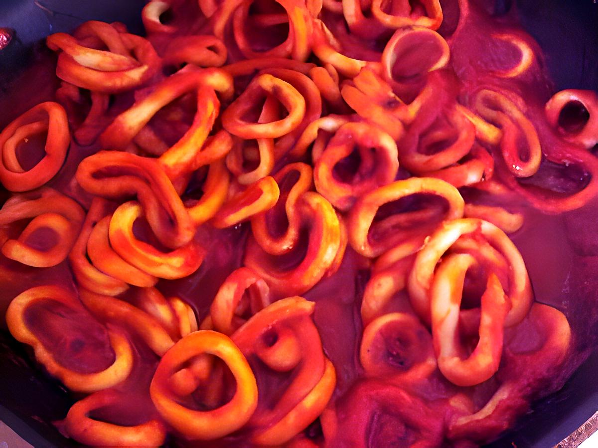 recette CALAMARS A LA TOMATE!